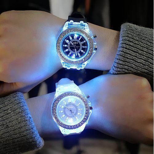 Montre-bracelet Lumineuse LED - Noir
