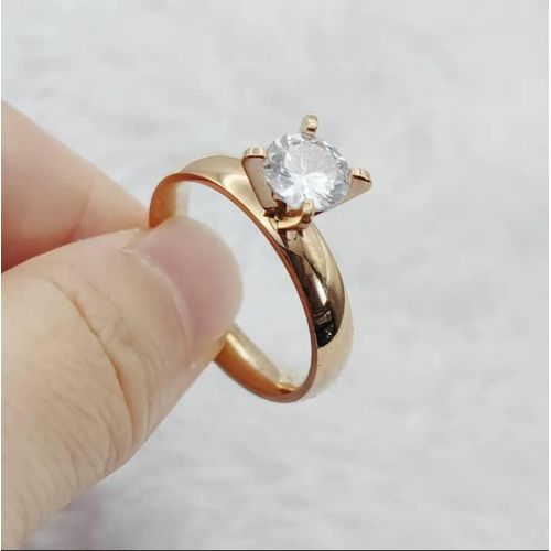 Bague de Fiançailles avec Coffret - Élégance Solitaire