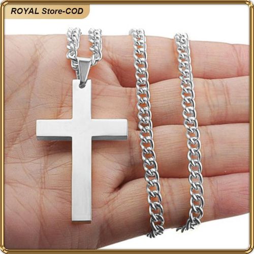 ASHION Pendentif En Croix Homme - Collier - Image 2