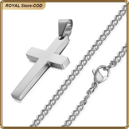 ASHION Pendentif En Croix Homme - Collier - Image 7