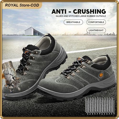 Chaussures de sécurité à bout en acier – Respirantes, anti-écrasement et résistantes aux perforations