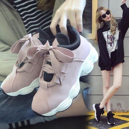 GALUIN Baskets tendance pour femmes GALUIN - Rose - miniature 4