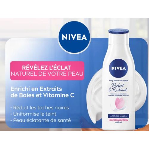 NIVEA Nivea Lait Perfect et Radiant 400Ml - miniature 3