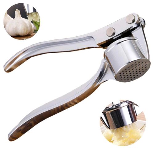 ShebSheb Presse-ail et broyeur de cuisine – hachoir à ail et écrase-gingembre en alliage robuste avec poignée ergonomique, compatible lave-vaisselle
