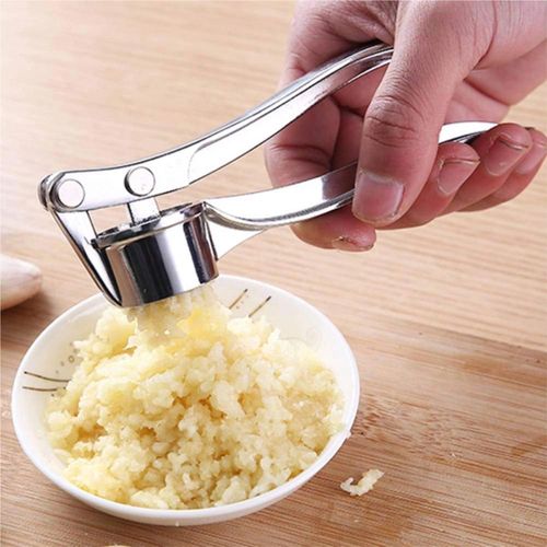 ShebSheb Presse-ail et broyeur de cuisine – hachoir à ail et écrase-gingembre en alliage robuste avec poignée ergonomique, compatible lave-vaisselle - miniature 4