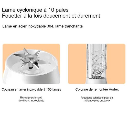 Petit presse-agrumes portable rechargeable avec fonction de broyage de glace - miniature 4