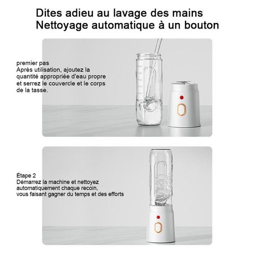 Petit presse-agrumes portable rechargeable avec fonction de broyage de glace - miniature 7