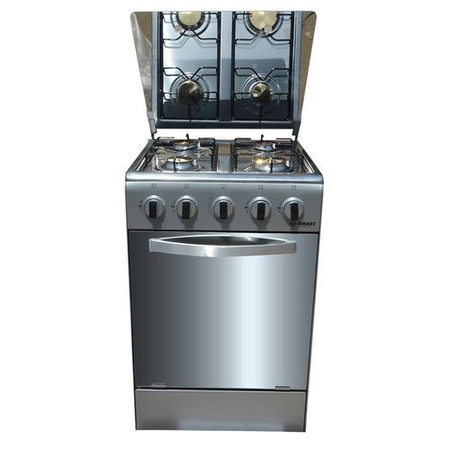 SMART TECHNOLOGY Cuisinière - Gaz 4 Feux Avec Four STC-5050S - Inox/Gris - Garantie 6 Mois - miniature 3