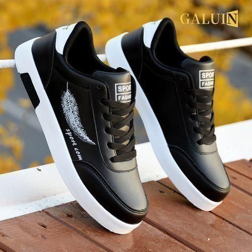 GALUIN Chaussures décontractées pour hommes 2024 Running Sneakers - Noir