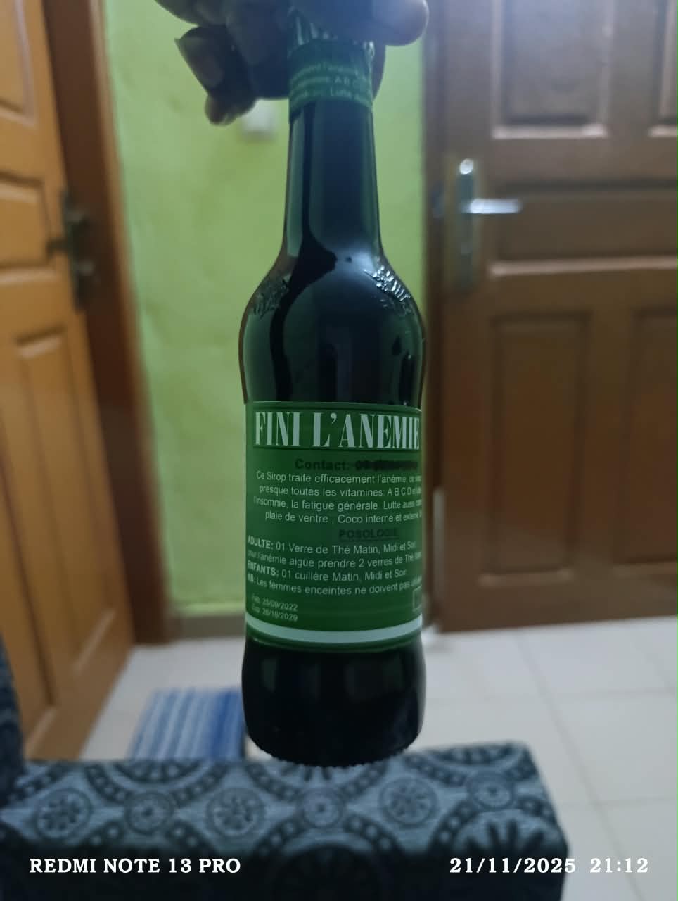 Finie l'anémie