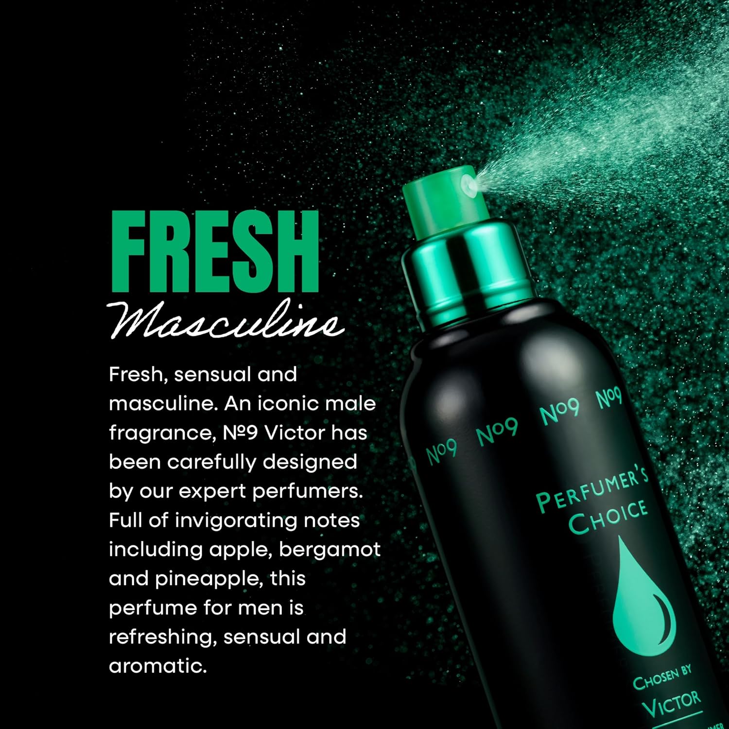 Perfumer's choice VICTOR Eau De Parfum Intense Homme 83ml Teneur 48h